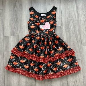 Ryan Lo SS2017 Runway Printed Tiered Dress NWT